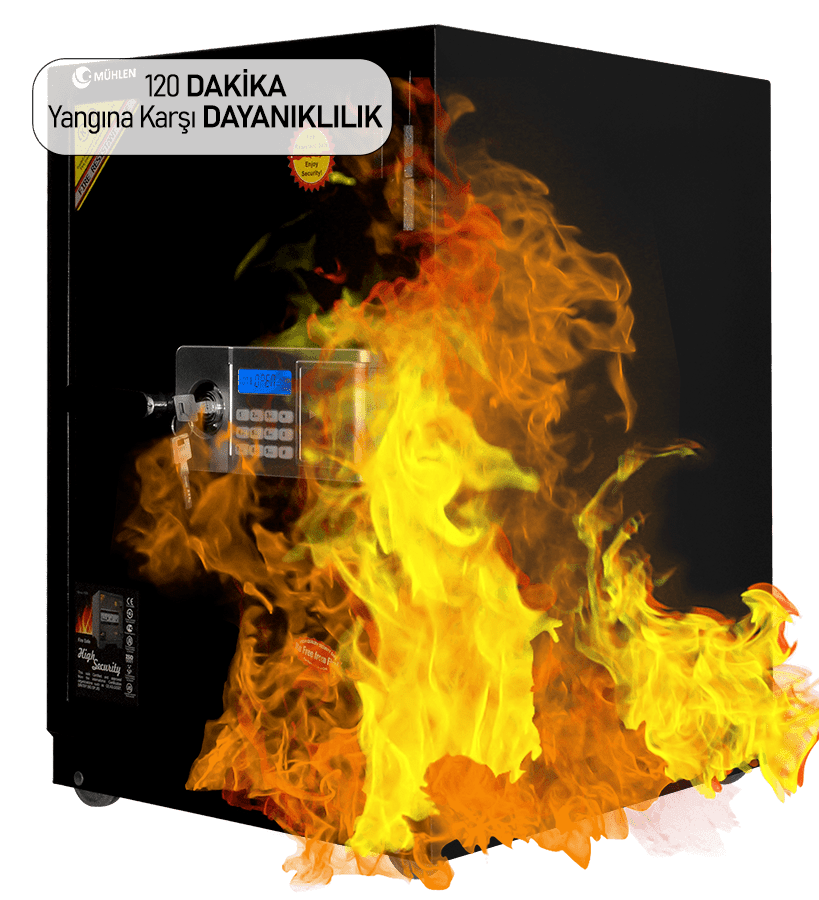 MÜHLEN Fire Safe K-680 Yangına Dayanıklı Çelik Para Kasası #2