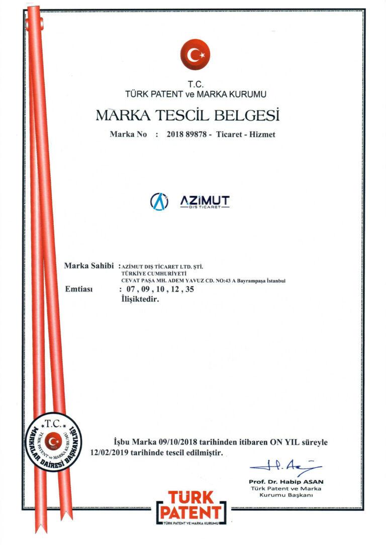 Dökümanlar Karadeniz Dış Ticaret | HTM ve MÜHLEN Ofis Makineleri | Sertifikalar